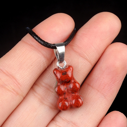 Natural Red Jasper Carved Pendants PW-WG7259D-07-1