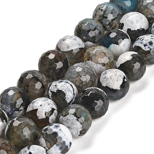 Natural Fire Crackle Agate Beads Strands G-L595-A02-01G-1