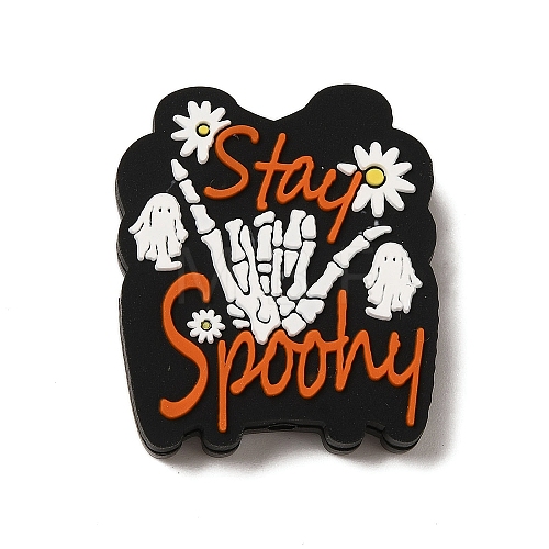 Halloween Series Silicone Beads SIL-S007-03B-1