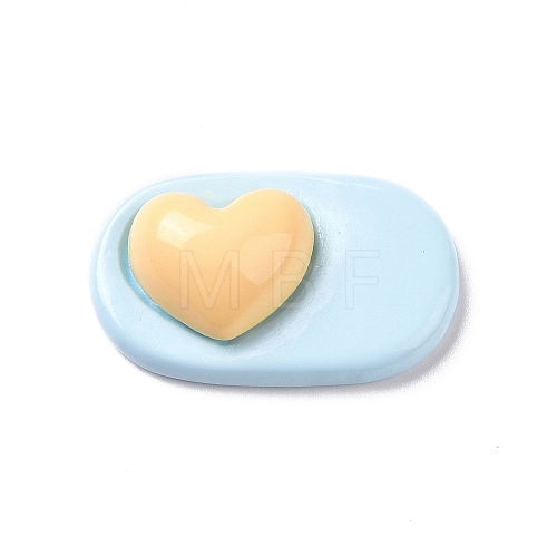 Cute Opaque Resin Cabochons RESI-L037-04A-1