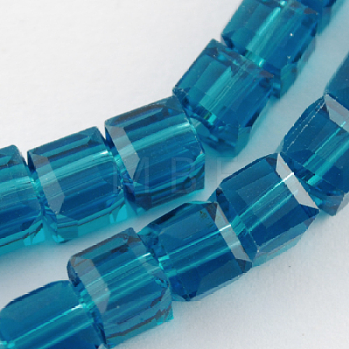 Glass Bead Strands GLAA-R041-6x6mm-14-1