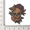 Single Face Printed Wood Pendants WOOD-B009-01E-3