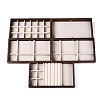 5-Tier PET Plastic Jewelry Storage Drawer Boxes CON-N016-02-3