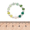 Dyed Natural Malaysia Jade & Natural Freshwater Pearl & Synthetic Hematite Finger Rings RJEW-JR01021-4