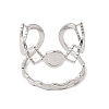 304 Stainless Steel Ring Components RJEW-P188-01C-P-2