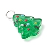 Handmade Bumpy Glass Enamel Pendants PALLOY-JF04469-02-4