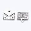 Tibetan Style Alloy Mail Charms PALLOY-EA10712Y-AS-NF-1