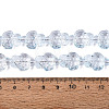 Transparent Glass Beads Strands DGLA-N021-02A-5