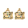 304 Stainless Steel with Enamel Charms SA-CBAA937-10B-G-1