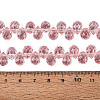 Transparent Glass Beads Strands GLAA-Q116-01A-B03-4