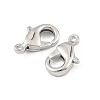 SHEGRACE Brass Lobster Claw Clasps XGR0010P-04P-2