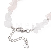 Natural Mixed Gemstone Chip Beaded Bracelest BJEW-JB12976-03-4