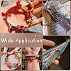 6Rolls 6 Colors 35M Segment Dyed Macrame Cotton Cord OCOR-YW0001-28-6