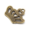 Tibetan Style Alloy Pendant Rhinestone Settings for Enamel FIND-WH0126-174AB-2