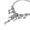 Alloy Skull Bib Necklace LS-NJEW-L175-01AS-3