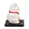 ABS Plastic Solar Powered Maneki-neko Figurines DJEW-B017-01B-01-3