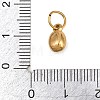 Birthstone 304 Stainless Steel Rhinestone Pendants STAS-L312-02G-01-3