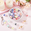 60Pcs Transparent Acrylic Beads OACR-SP0001-49-3