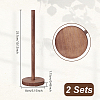 Wood Scrunchie Holders ODIS-WH0001-88B-3