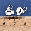 925 Sterling Silver Fish Charms STER-A049-01B-S-3