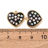 304 Stainless Steel Enamel Pendants STAS-F352-05C-01-3