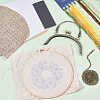 DIY Ethnic Style Flower Pattern Embroidery Crossbody Bags Kits DIY-WH0034-36-4