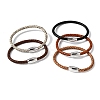 Adjustable Imitation Cord Bracelets for Women Men BJEW-F532-01P-2