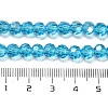 Transparent Glass Beads EGLA-A035-T6mm-B08-4