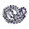 Electroplate Glass Beads Strands EGLA-T021-21I-2
