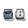 Electorplated Glass Beads EGLA-E006-2L-4