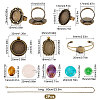DIY Natural Mixed Stone Jewelry Set Making Kit DIY-SC0018-22-2