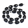 Natural Black Mahogany Obsidian Beads Strands G-F715-028-2