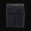 Transparent Plastic PET Box Gift Packaging CON-WH0052-3x3cm-2