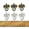 30Pcs 2 Colors Tibetan Style Alloy Pendants TIBEP-FS0001-17-5