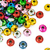 80Pcs 8 Colors Resin European Beads RESI-TA0002-30-11