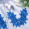 Polyester Embroidered Floral Lace Collar DIY-WH0326-47A-5