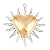 304 Stainless Steel Big Pendants STAS-G398-16GP-1