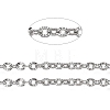 Tarnish Resistant 304 Stainless Steel Cable Chains CHS-A006-02B-P-2