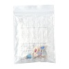 5Pcs 5 Colors Transparent Glass Pendants GLAA-FS0002-74-7