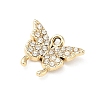 Alloy Rhinestone Pendants ALRI-D303-19G-02-2