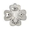 304 Stainless Steel Pendants STAS-P446-12P-1