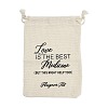 Cloth Hangover Kit Party Favor Drawstring Bags ABAG-A012-05A-05-1
