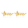 Valentine's Day 304 Stainless Steel Stud Earrings WGDA88F-01-5