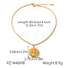 304 Stainless Steel Embossed Photo Locket Pendant Necklaces WG7FD69-01-1