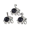 Synthetic Blue Goldstone Pendants G-I374-A-P06-1