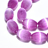 Dyed Natural Selenite Beads Strands G-T138-232F-3