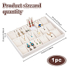 18 Grids Velvet Jewelry Pendant Display Trays ODIS-WH0043-165B-2