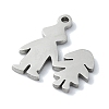 Non-Tarnish 304 Stainless Steel Charms STAS-C097-31P-2