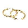 Rack Plating Brass Ring Stud Earrings EJEW-K263-02G-2