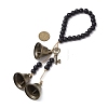 Iron Witch Bell & Alloy Key Pendant Decorations KEYC-JKC00884-3